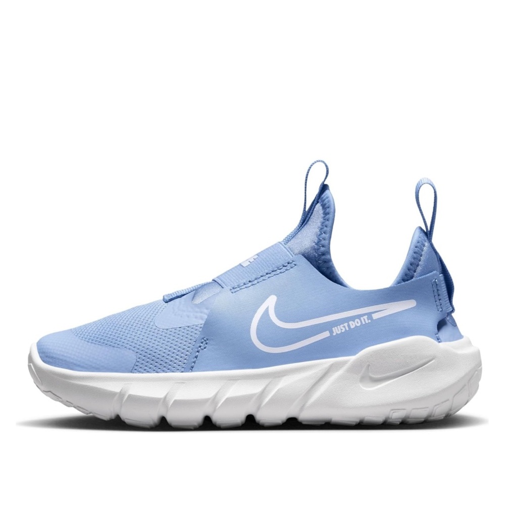 Nike Flex Runner 2 - Kids Light Blue Slip-On Sneakers
